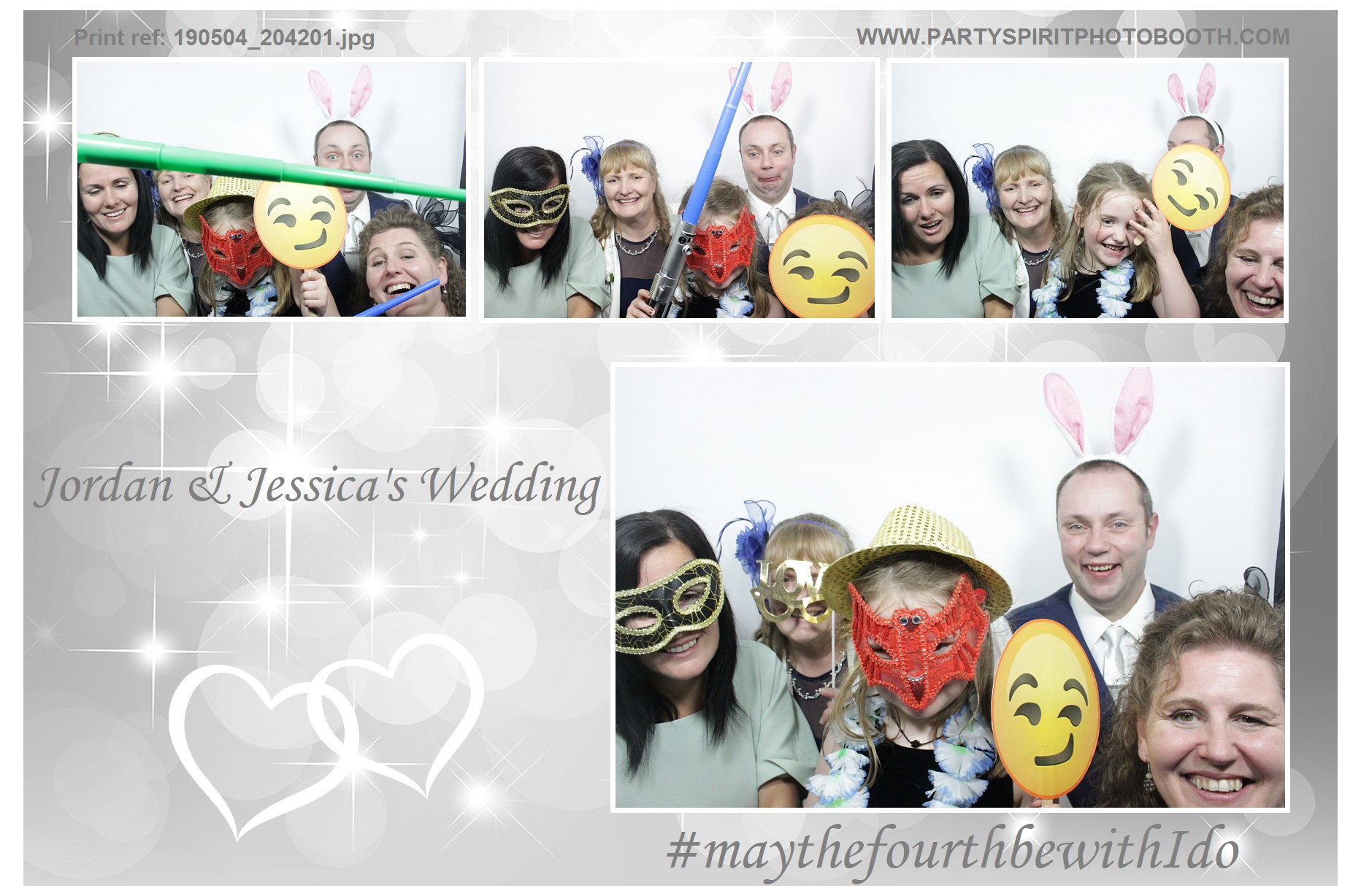 Jordan and Jessica's Wedding | View more photos from the event at gallery.partyspiritphotobooth.com/u/PartySpiritPhotoBooth/Jordan-and-Jessicas-Wedding